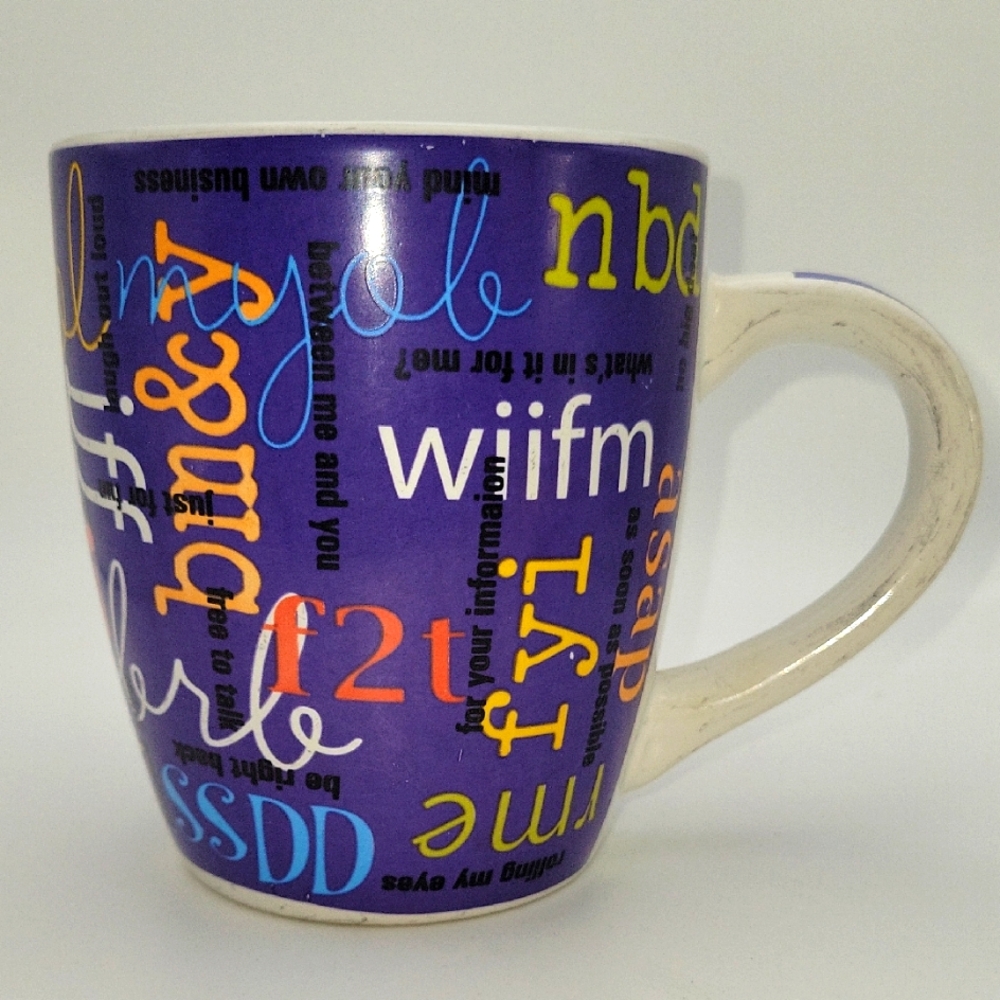Internet Slang Terms Coffee Mug